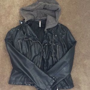Free People Leather Jacket